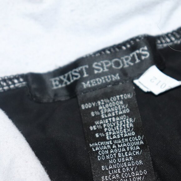 Exist Sports Black Yoga Capri Pants Detroit Michigan Size Medium - Picture 3 of 5